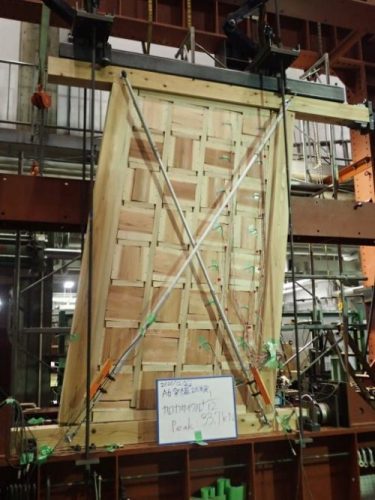 木造耐力壁パネルの構造性能実験