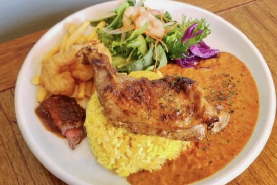 BBQのバイカーズプレート